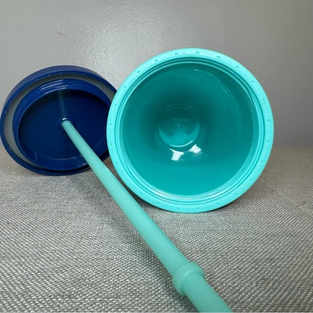Starbucks 2014 Venti Teal Black Tumbler with Lid